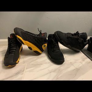 Jordan Black Cat 4’s and Carmelo 13’s